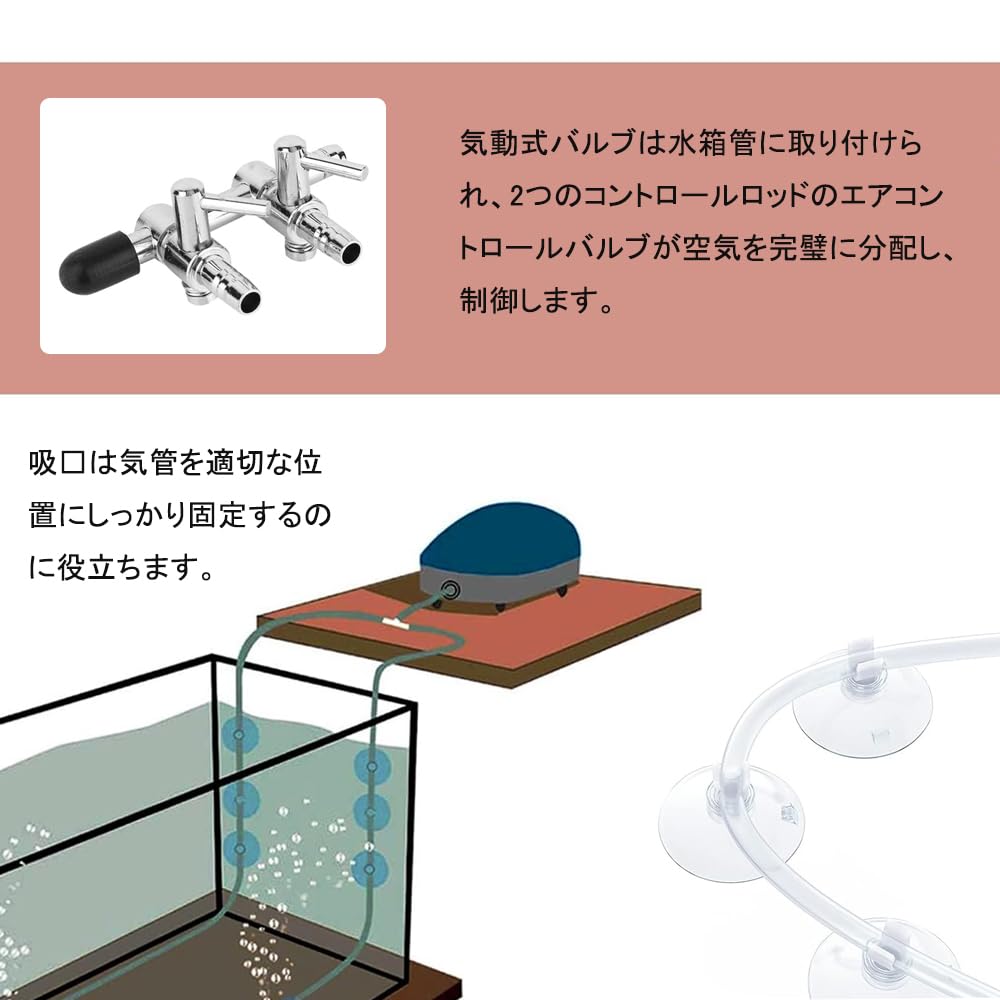 Amazon.co.jp: BTtime エアチューブ 分岐 エアーポンプ 水槽